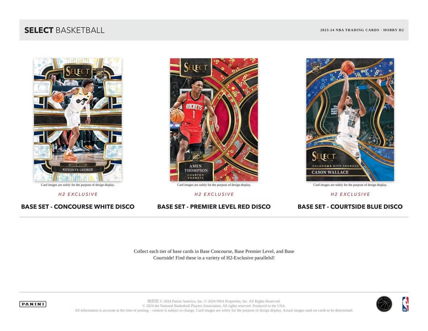 2023 - 24 Panini Select Basketball H2 Box - Columbia Hobby - Sports Card Boxes - Toploaders - Card Savers