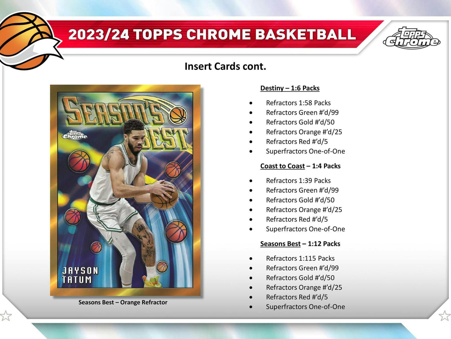 2023 - 24 Topps Chrome Basketball Hobby Box - Columbia Hobby - Sports Card Boxes - Toploaders - Card Savers