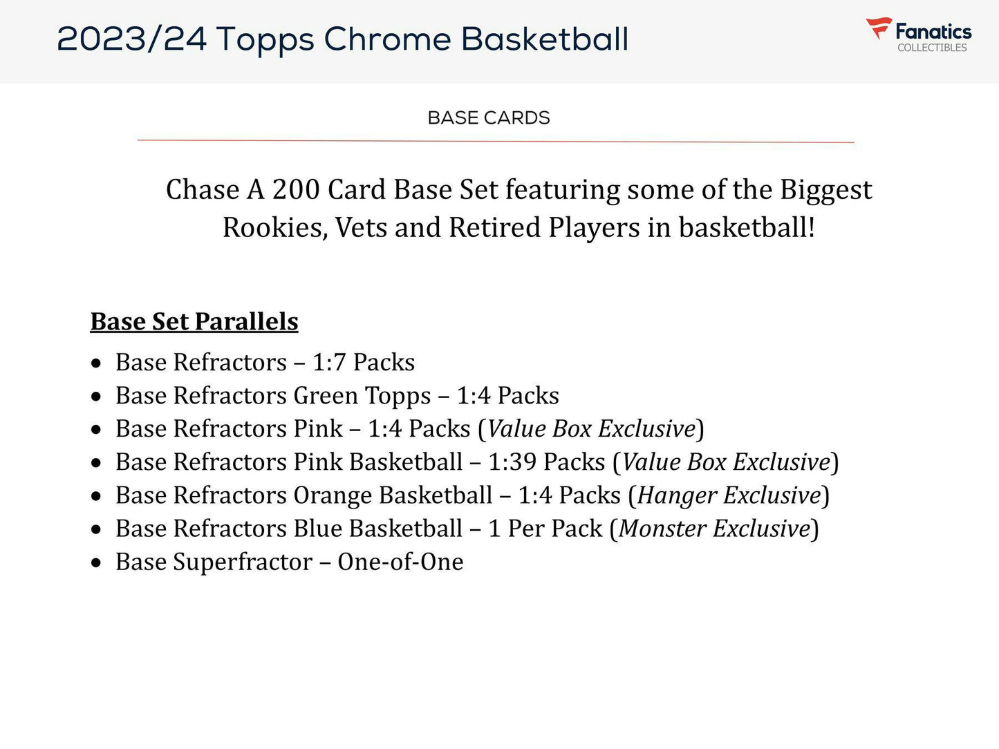 2023 - 24 Topps Chrome Basketball Monster Mega Box - Columbia Hobby - Sports Card Boxes - Toploaders - Card Savers