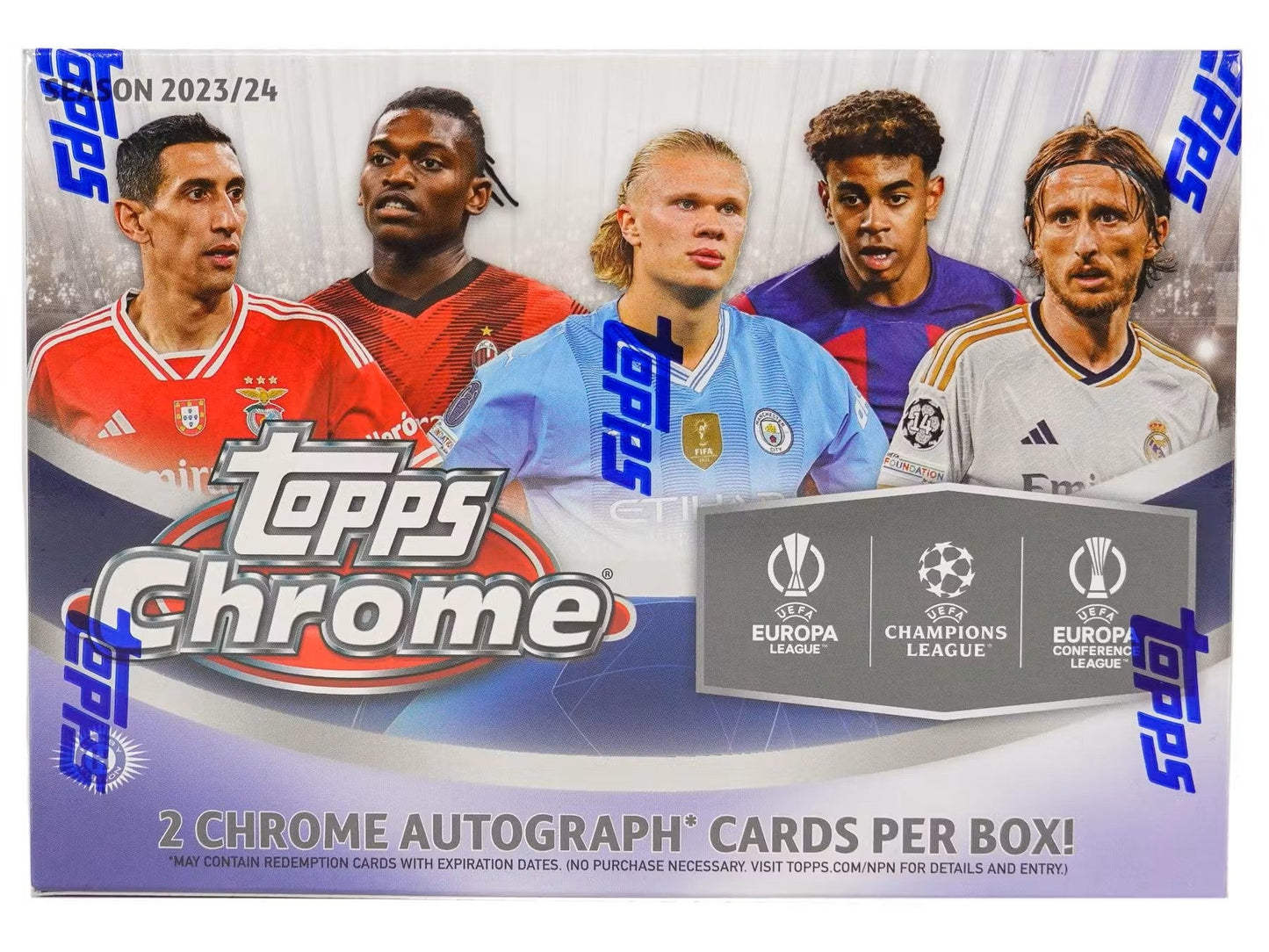 2023 - 24 Topps Chrome UEFA Club Competitions Soccer Breakers Delight Box - Columbia Hobby - Sports Card Boxes - Toploaders - Card Savers