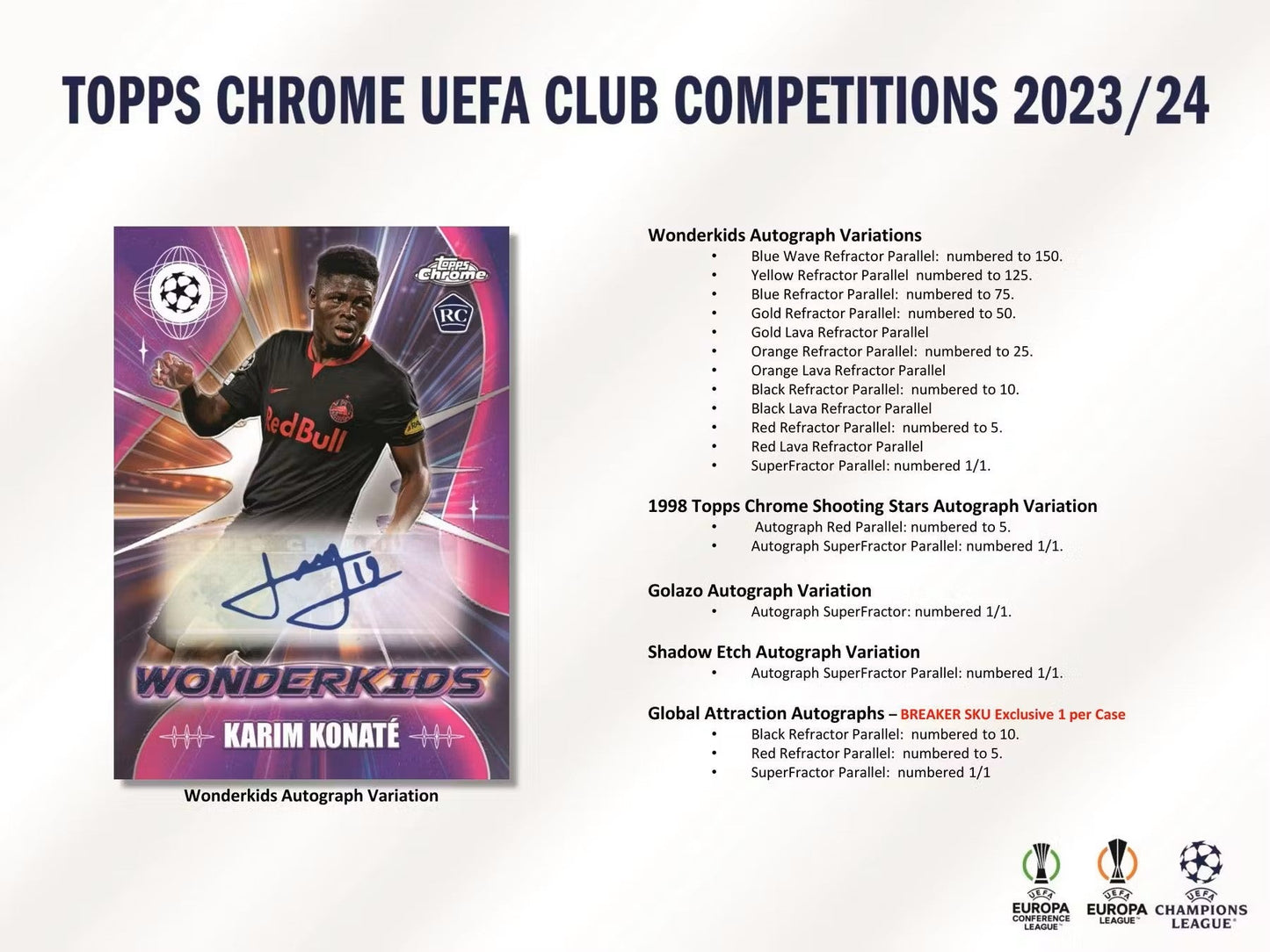 2023 - 24 Topps Chrome UEFA Club Competitions Soccer Breakers Delight Box - Columbia Hobby - Sports Card Boxes - Toploaders - Card Savers