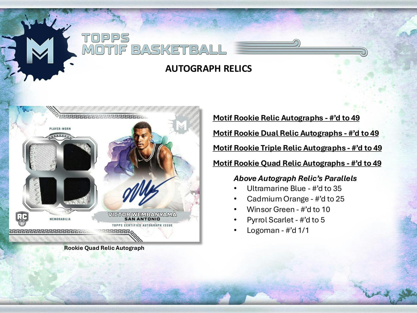 2023 - 24 Topps Motif Basketball Hobby Box - Columbia Hobby - Sports Card Boxes - Toploaders - Card Savers