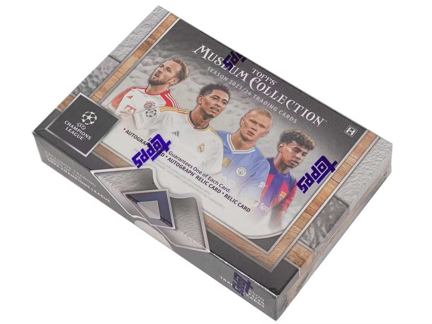 2023 - 24 Topps UEFA Club Competitions Museum Collection Soccer Hobby Box - Columbia Hobby - Sports Card Boxes - Toploaders - Card Savers