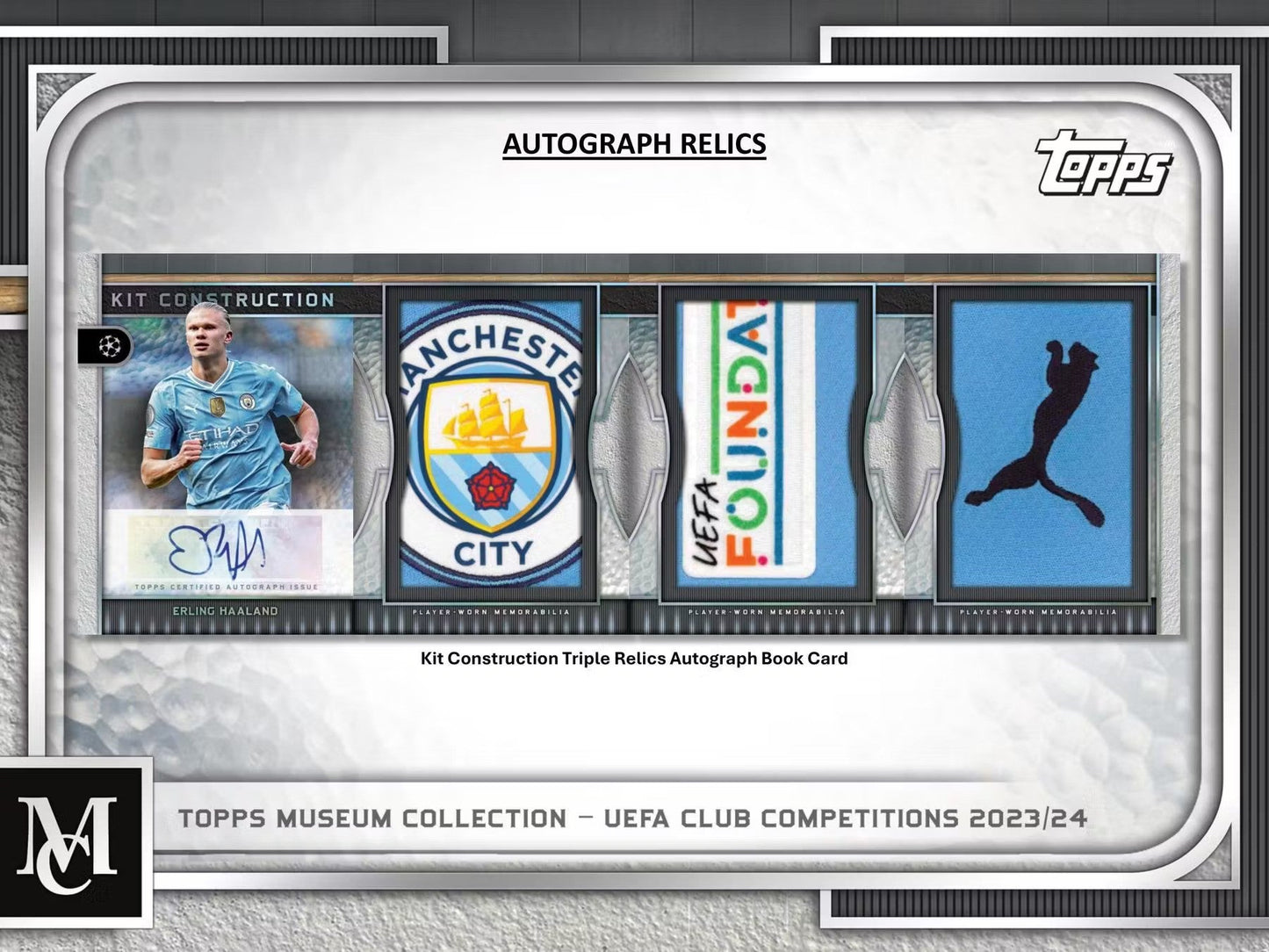 2023 - 24 Topps UEFA Club Competitions Museum Collection Soccer Hobby Box - Columbia Hobby - Sports Card Boxes - Toploaders - Card Savers