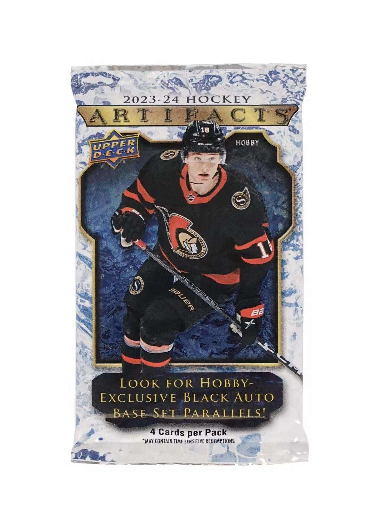 2023 - 24 Upper Deck Artifacts Hockey Hobby Box - Columbia Hobby - Sports Card Boxes - Toploaders - Card Savers