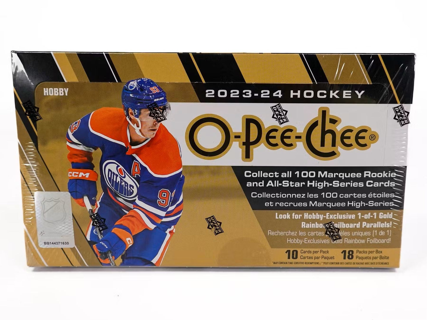2023 - 24 Upper Deck O - Pee - Chee Hockey Hobby Box - Columbia Hobby - Sports Card Boxes - Toploaders - Card Savers
