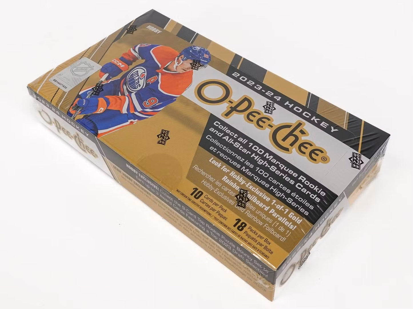 2023 - 24 Upper Deck O - Pee - Chee Hockey Hobby Box - Columbia Hobby - Sports Card Boxes - Toploaders - Card Savers