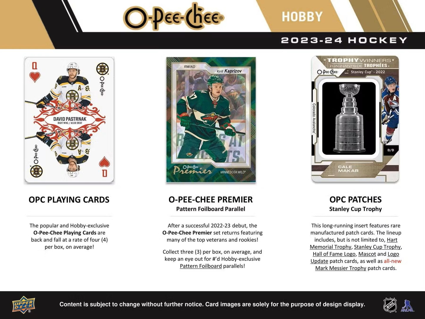 2023 - 24 Upper Deck O - Pee - Chee Hockey Hobby Box - Columbia Hobby - Sports Card Boxes - Toploaders - Card Savers