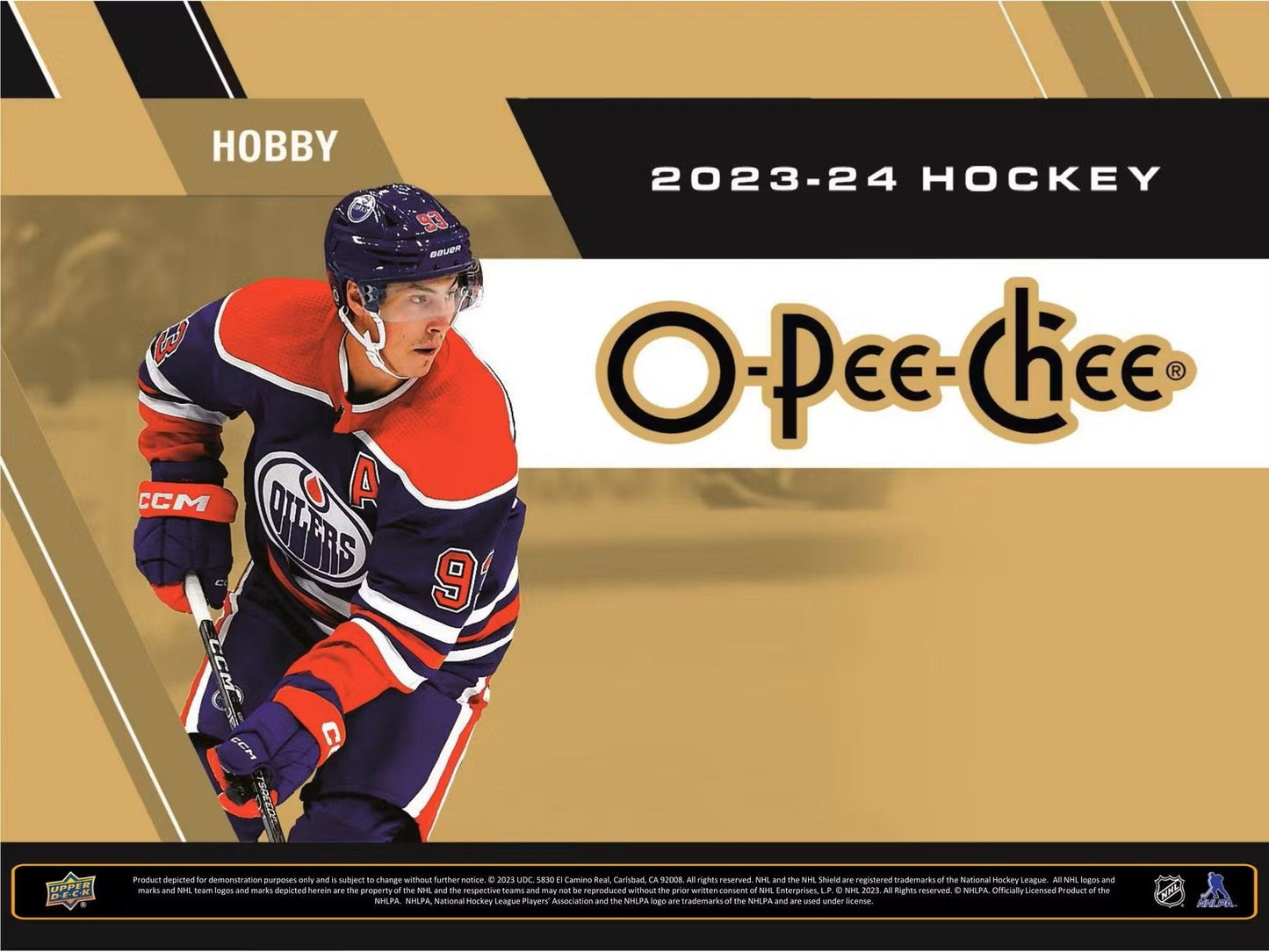 2023 - 24 Upper Deck O - Pee - Chee Hockey Hobby Box - Columbia Hobby - Sports Card Boxes - Toploaders - Card Savers