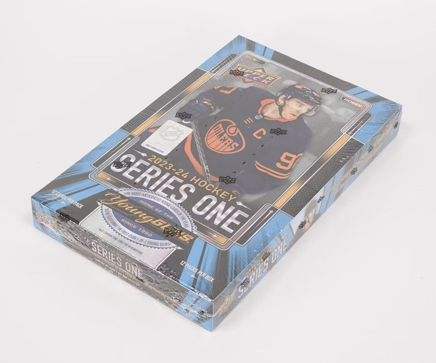 2023 - 24 Upper Deck Series 1 Hockey Hobby Box - Columbia Hobby - Sports Card Boxes - Toploaders - Card Savers