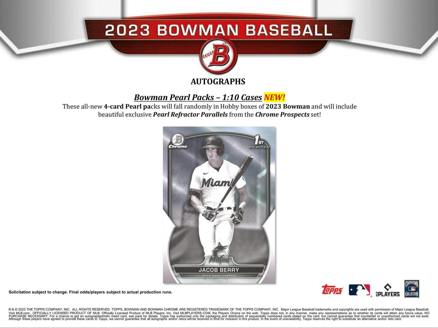 2023 Bowman Baseball Hobby Box - Columbia Hobby - Sports Card Boxes - Toploaders - Card Savers