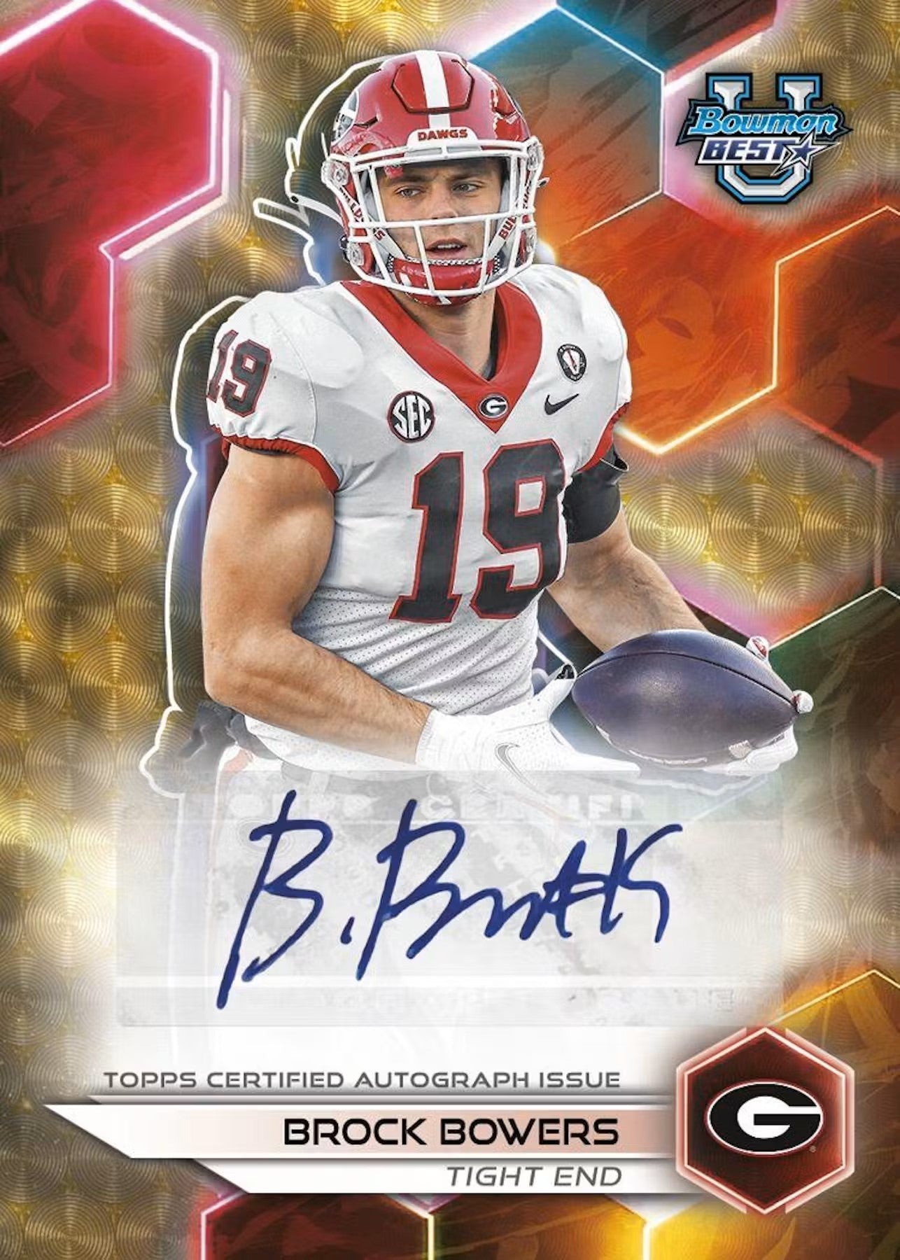 2023 Bowman University Best Football Hobby Box - Columbia Hobby - Sports Card Boxes - Toploaders - Card Savers