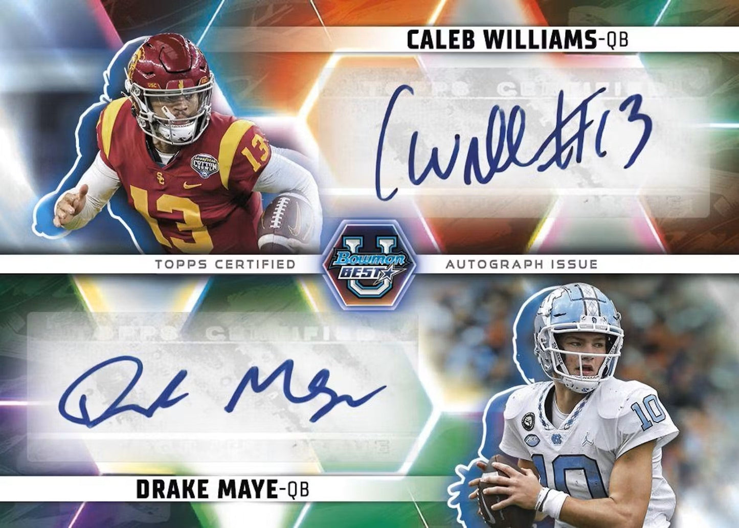 2023 Bowman University Best Football Hobby Box - Columbia Hobby - Sports Card Boxes - Toploaders - Card Savers