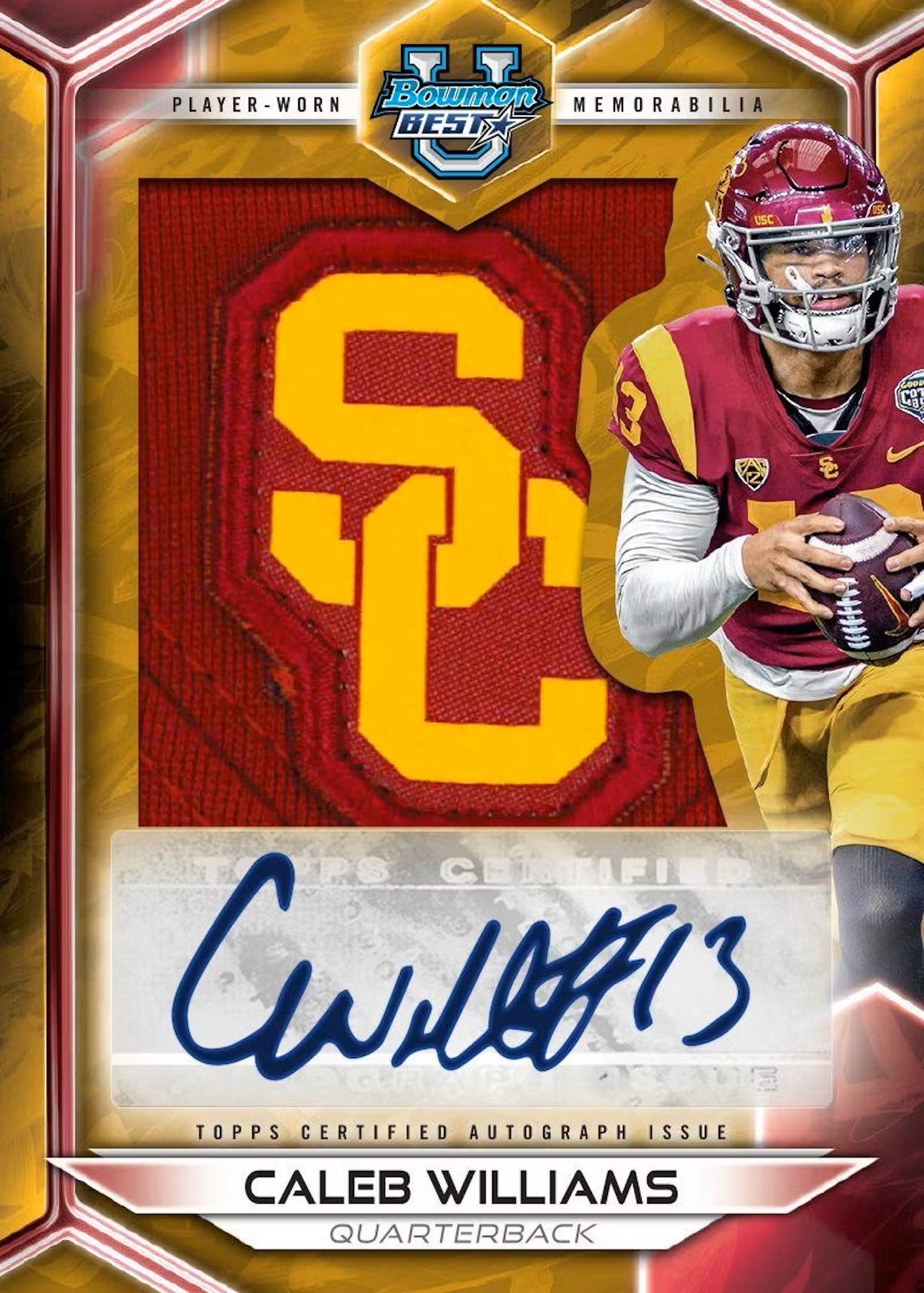 2023 Bowman University Best Football Hobby Box - Columbia Hobby - Sports Card Boxes - Toploaders - Card Savers