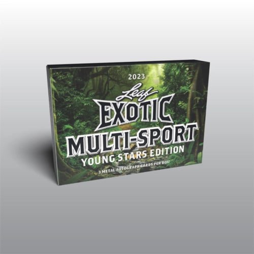 2023 Leaf Exotic Multi - Sport Young Stars Edition - Columbia Hobby - Sports Card Boxes - Toploaders - Card Savers