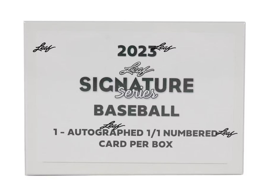 2023 Leaf Signature Series Baseball Hobby Box - Columbia Hobby - Sports Card Boxes - Toploaders - Card Savers