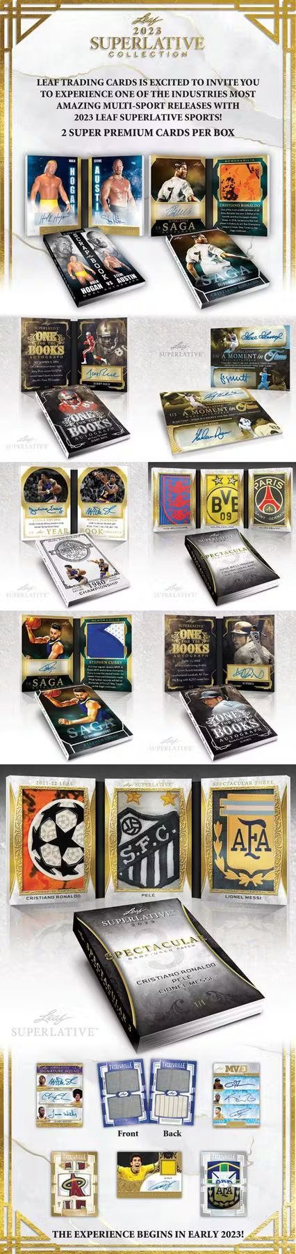 2023 Leaf Superlative Multi - Sport Hobby Box - Columbia Hobby - Sports Card Boxes - Toploaders - Card Savers