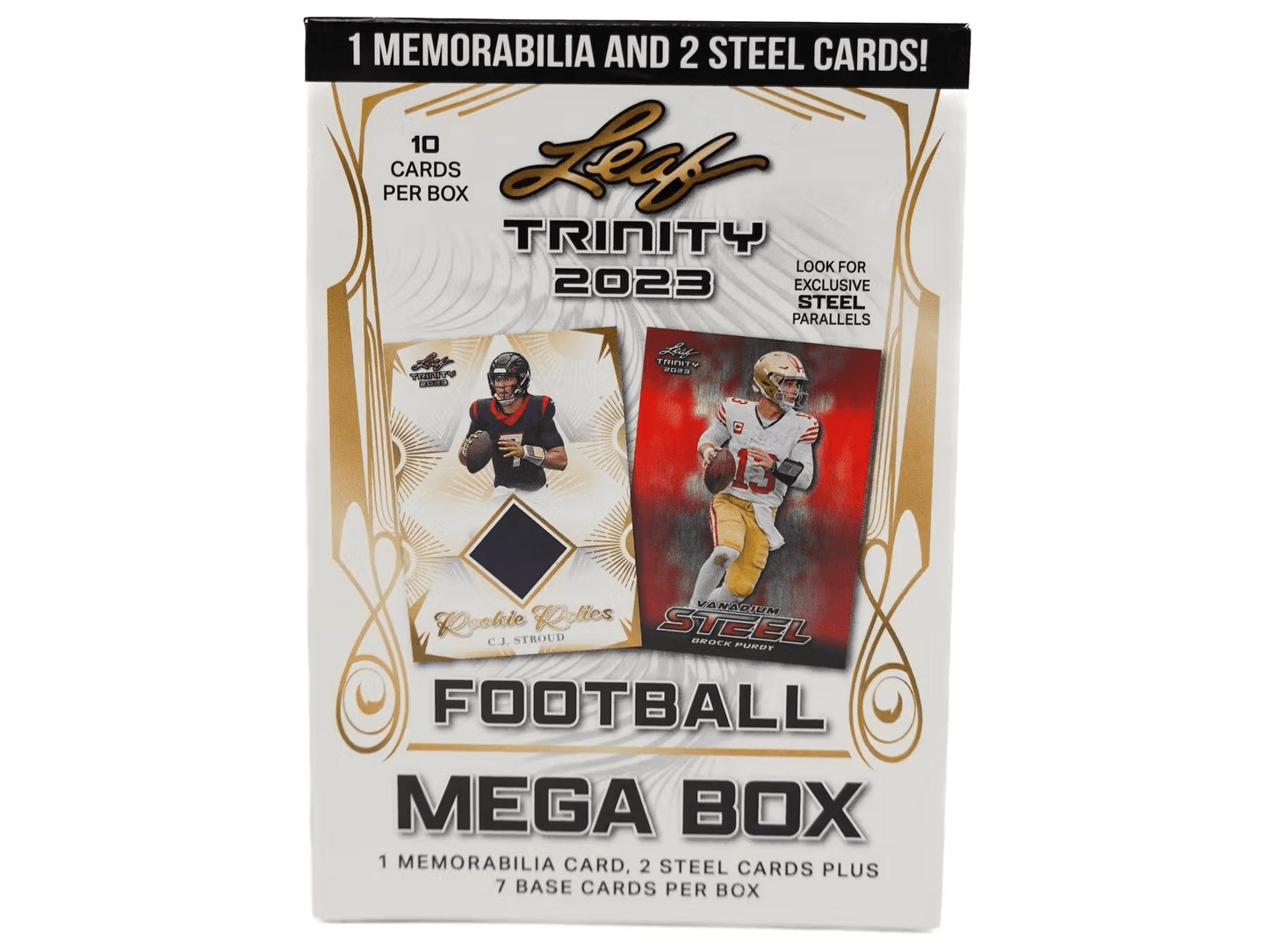 2023 Leaf Trinity Football Mega Box - Columbia Hobby - Sports Card Boxes - Toploaders - Card Savers