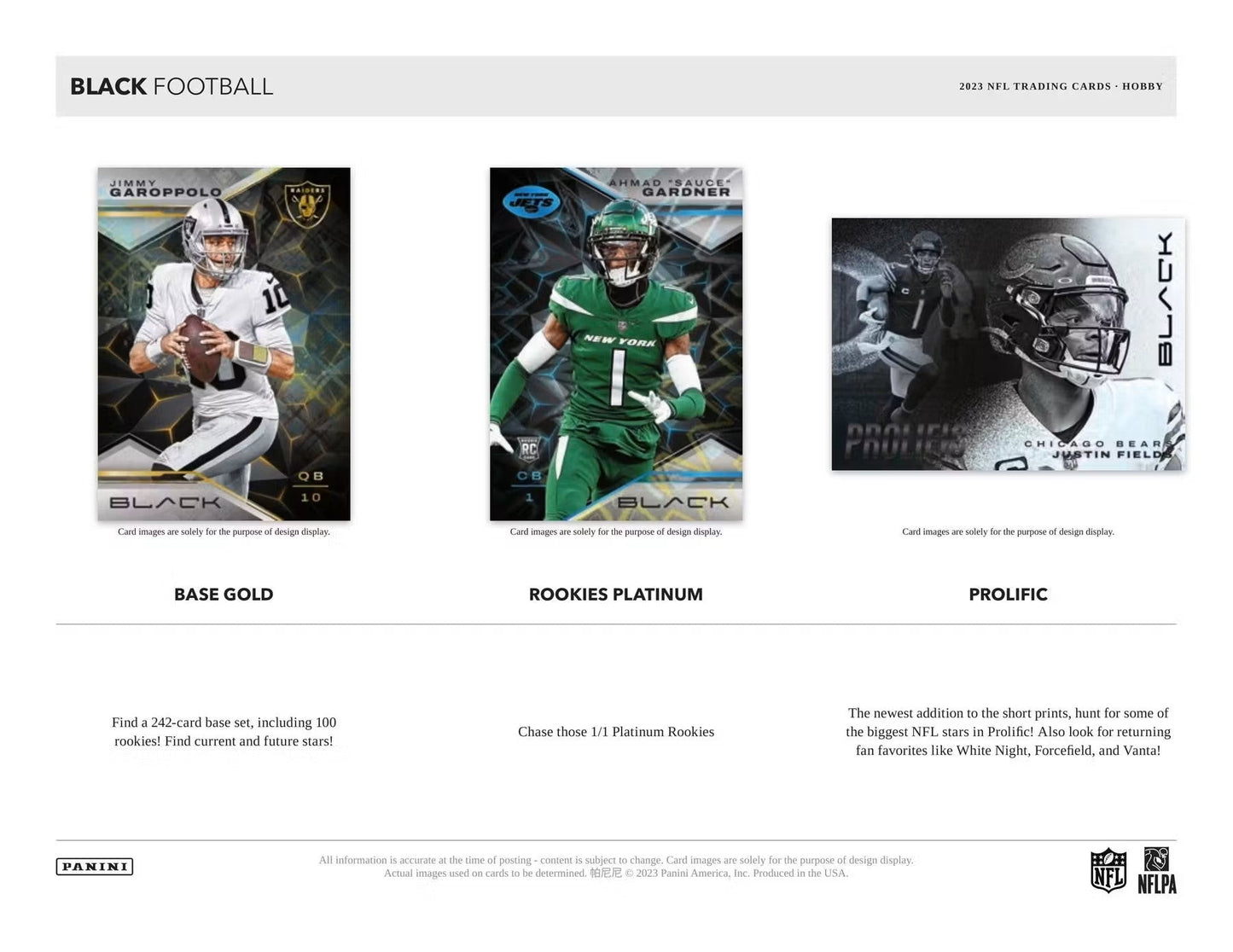 2023 Panini Black Football Hobby Box - Columbia Hobby - Sports Card Boxes - Toploaders - Card Savers