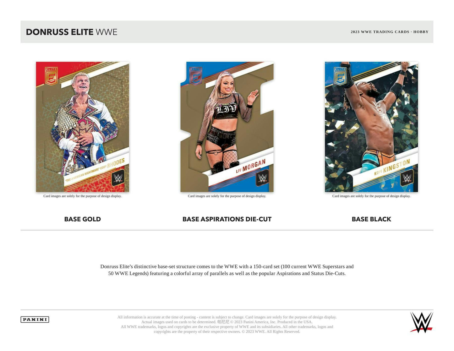 2023 Panini Donruss Elite WWE Wrestling Hobby Box - Columbia Hobby - Sports Card Boxes - Toploaders - Card Savers
