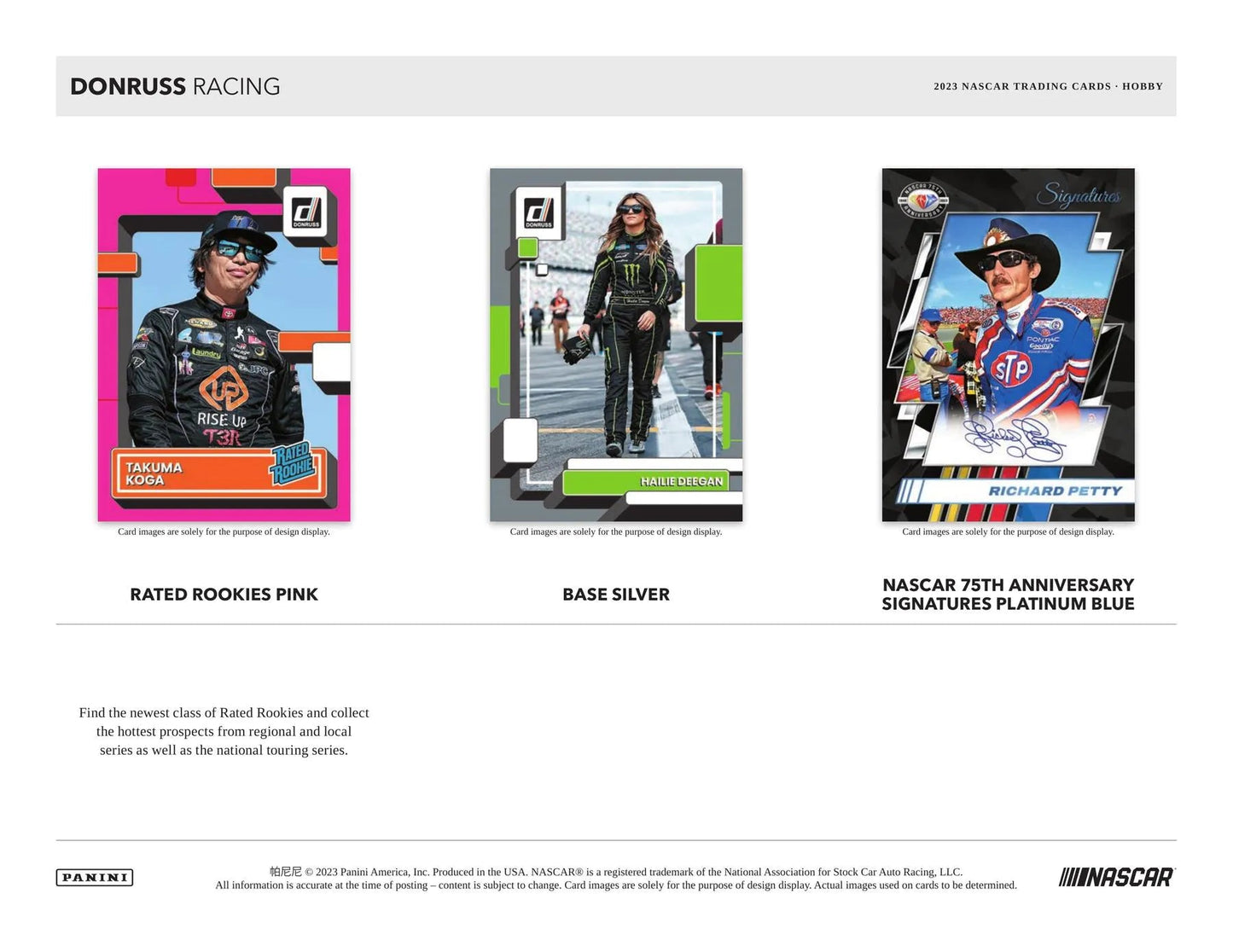 2023 Panini Donruss Racing Hobby Box - Columbia Hobby - Sports Card Boxes - Toploaders - Card Savers