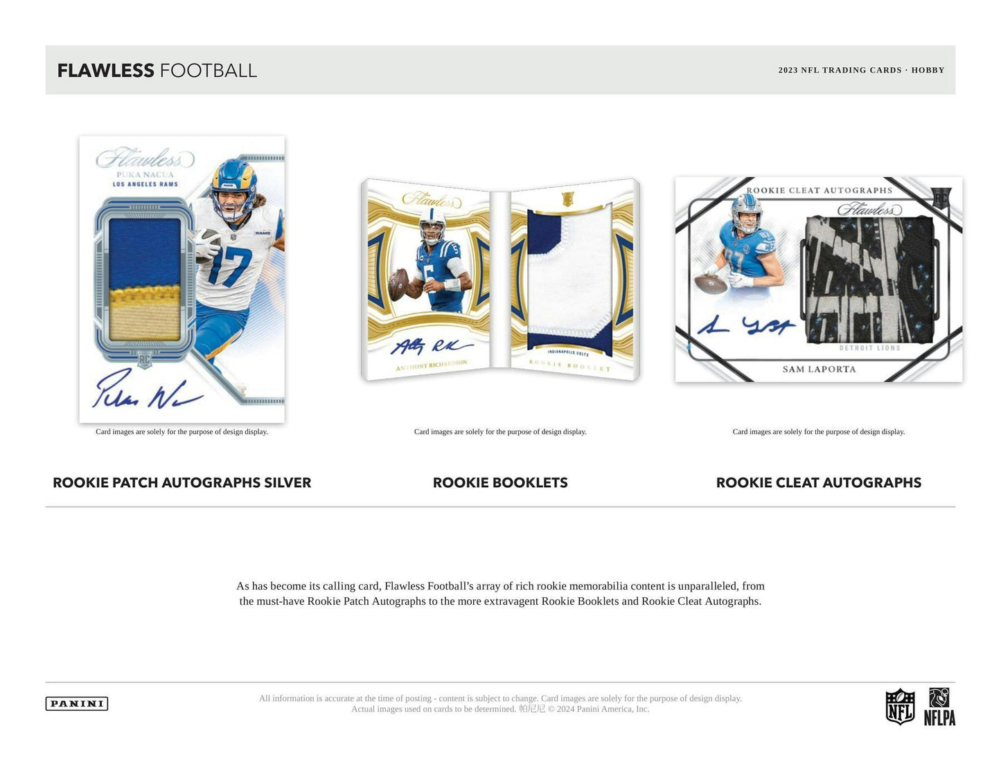 2023 Panini Flawless Football Hobby 2 - Box Case - Columbia Hobby - Sports Card Boxes - Toploaders - Card Savers