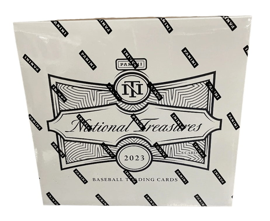 2023 Panini National Treasures Baseball Hobby Box - Columbia Hobby - Sports Card Boxes - Toploaders - Card Savers