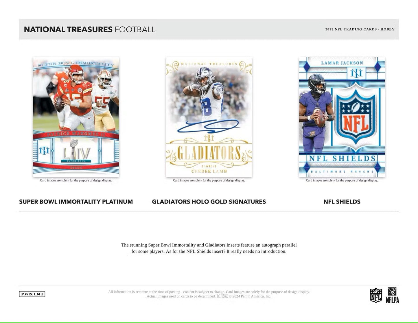 2023 Panini National Treasures Football Hobby Box - Columbia Hobby - Sports Card Boxes - Toploaders - Card Savers