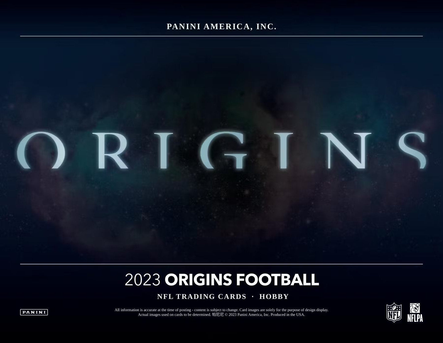 2023 Panini Origins Football Hobby Box - Columbia Hobby - Sports Card Boxes - Toploaders - Card Savers
