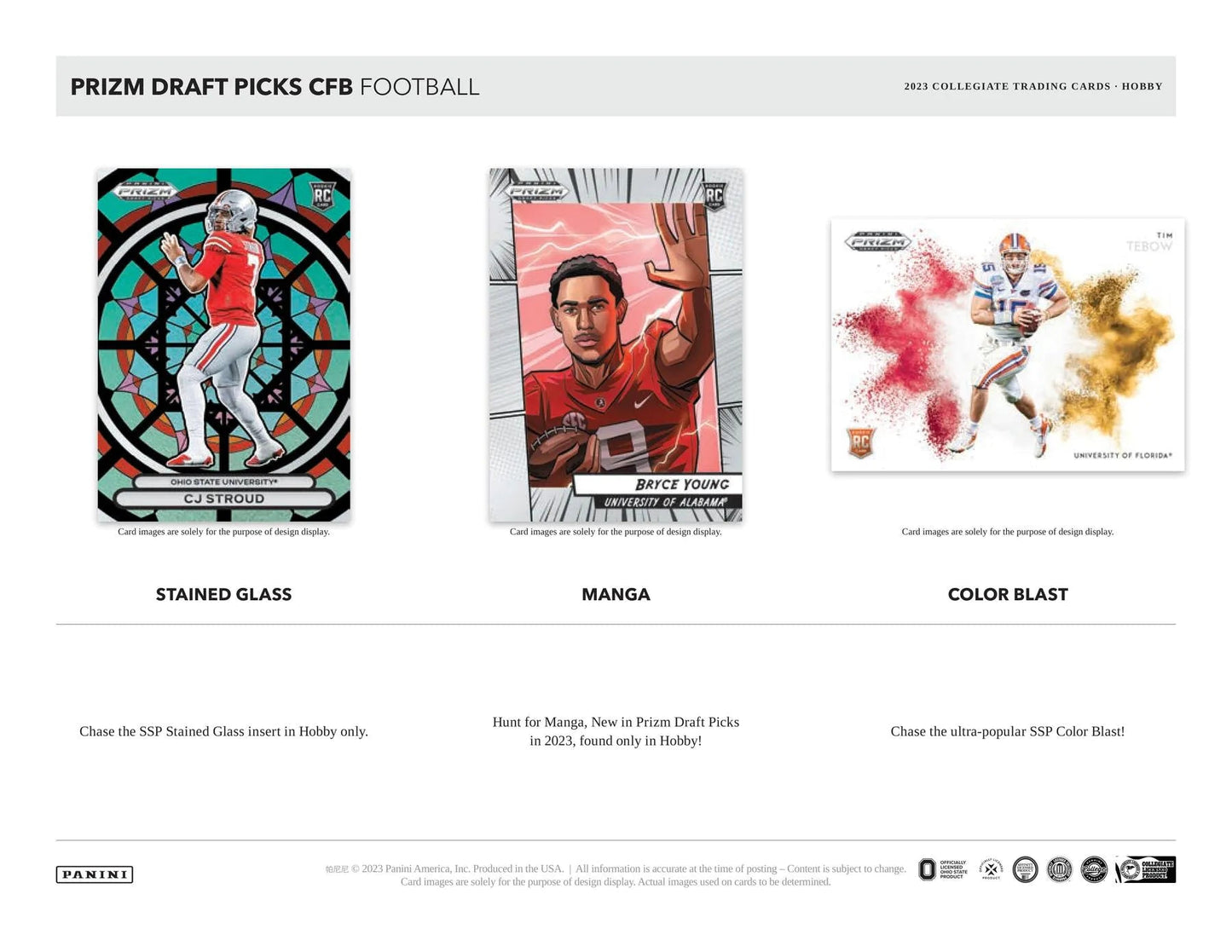 2023 Panini Prizm Draft Picks Football Hobby Box - Columbia Hobby - Sports Card Boxes - Toploaders - Card Savers