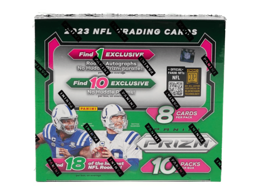 2023 Panini Prizm Football No Huddle Box - Columbia Hobby - Sports Card Boxes - Toploaders - Card Savers