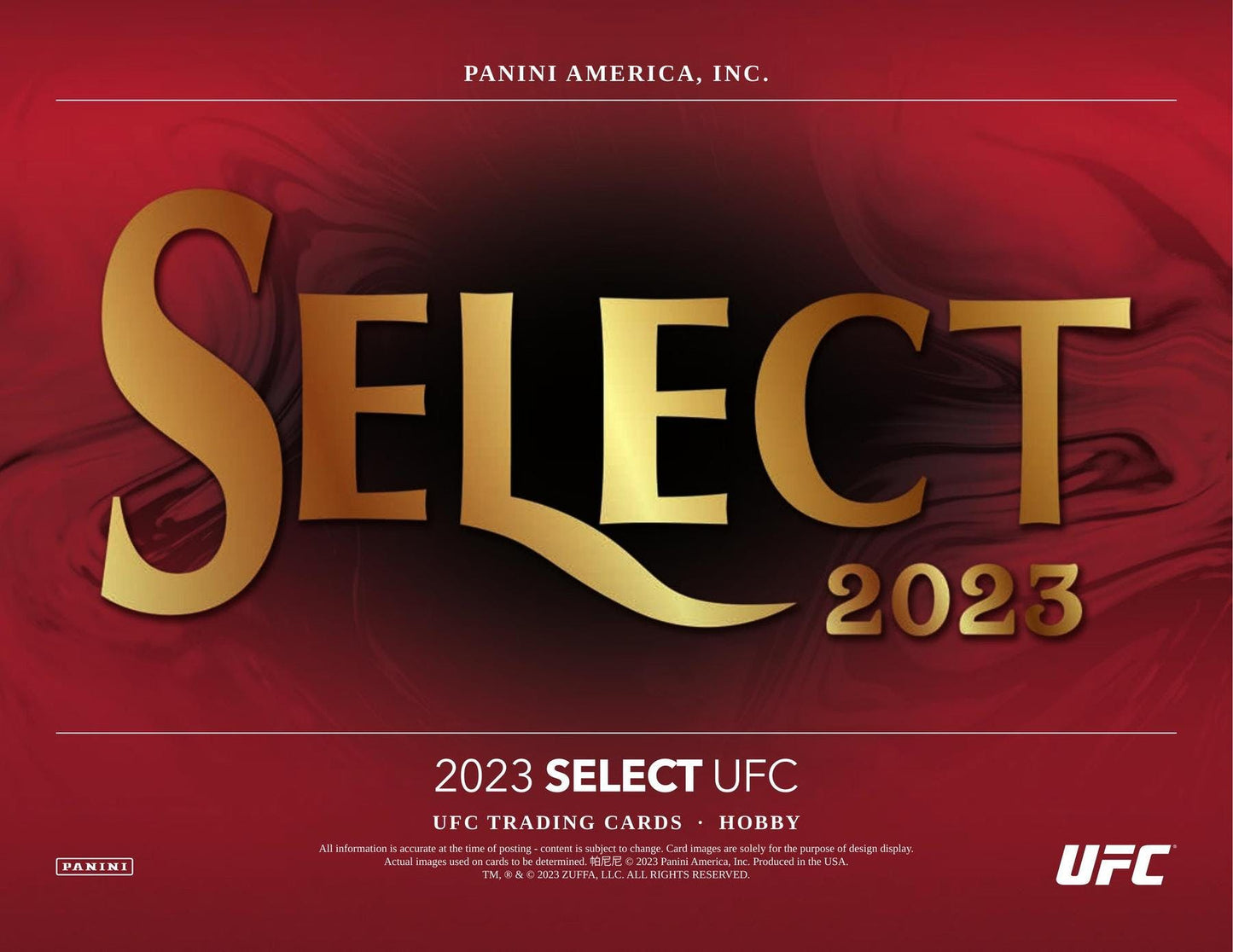 2023 Panini Select UFC Hobby Box - Columbia Hobby - Sports Card Boxes - Toploaders - Card Savers