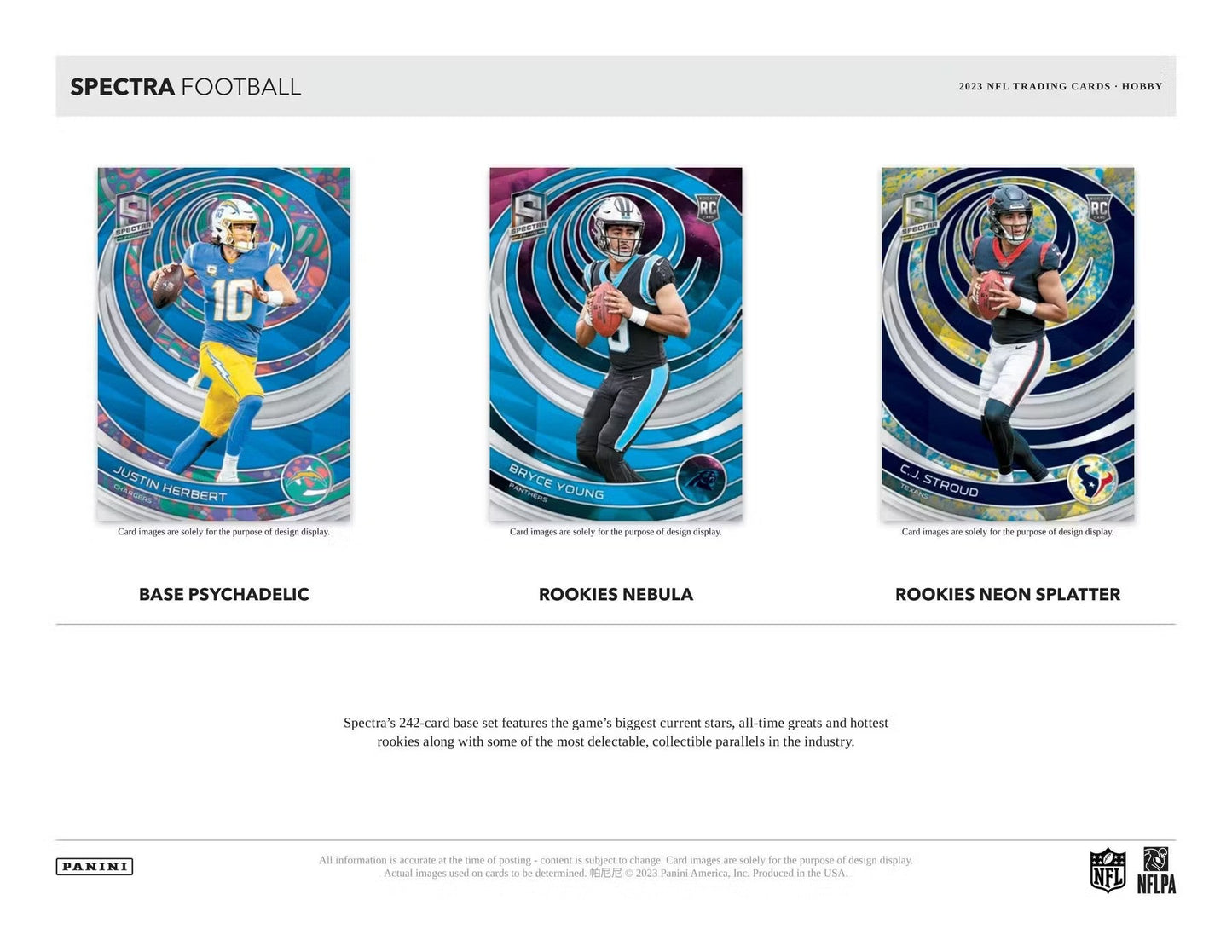 2023 Panini Spectra Football Hobby Box - Columbia Hobby - Sports Card Boxes - Toploaders - Card Savers