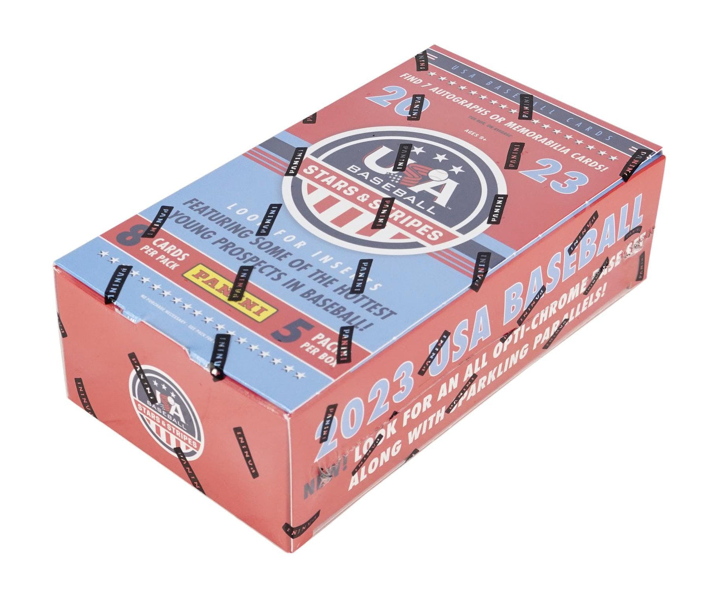 2023 Panini USA Stars & Stripes Baseball Hobby Box - Columbia Hobby - Sports Card Boxes - Toploaders - Card Savers