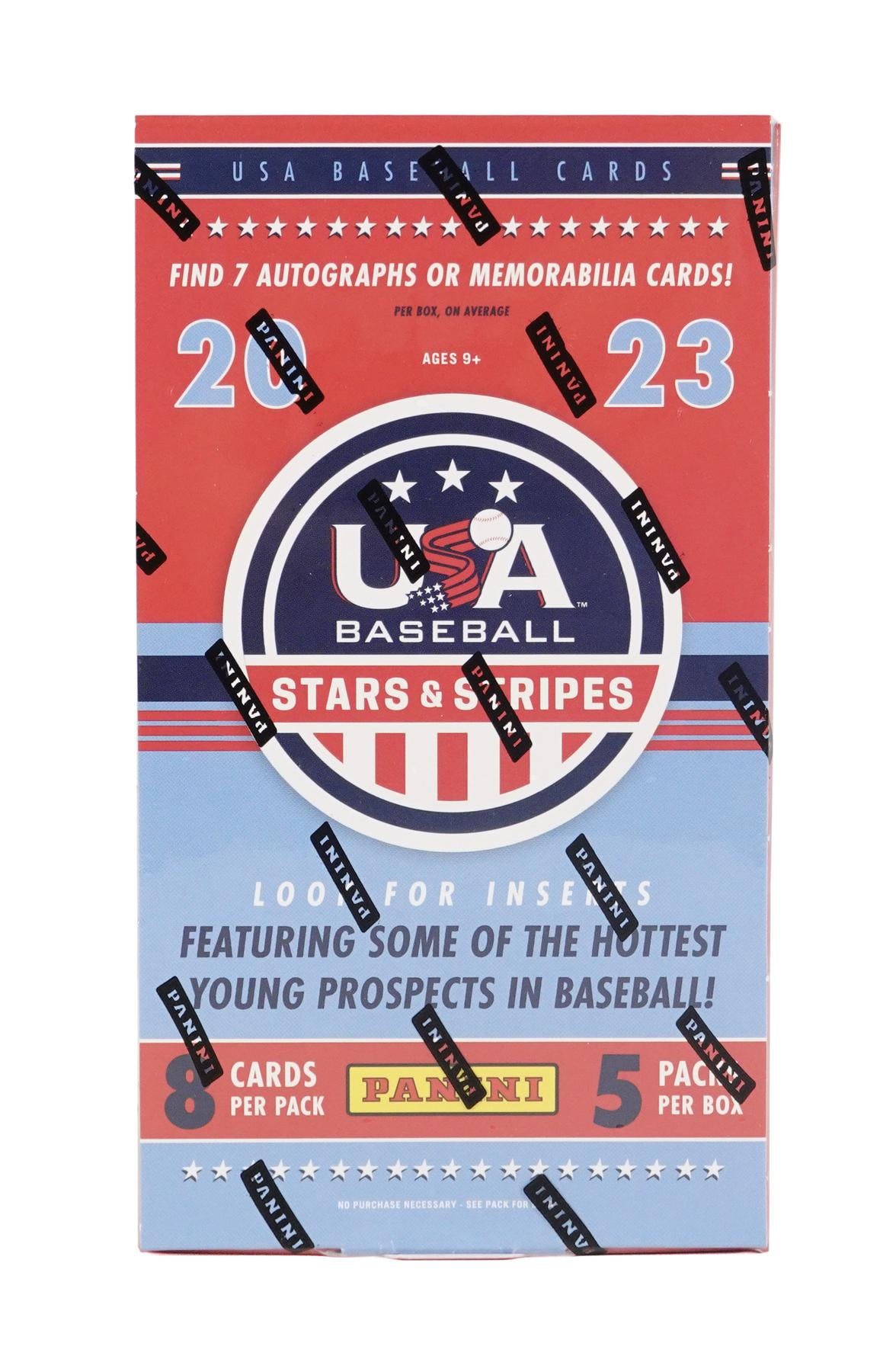 2023 Panini USA Stars & Stripes Baseball Hobby Box - Columbia Hobby - Sports Card Boxes - Toploaders - Card Savers