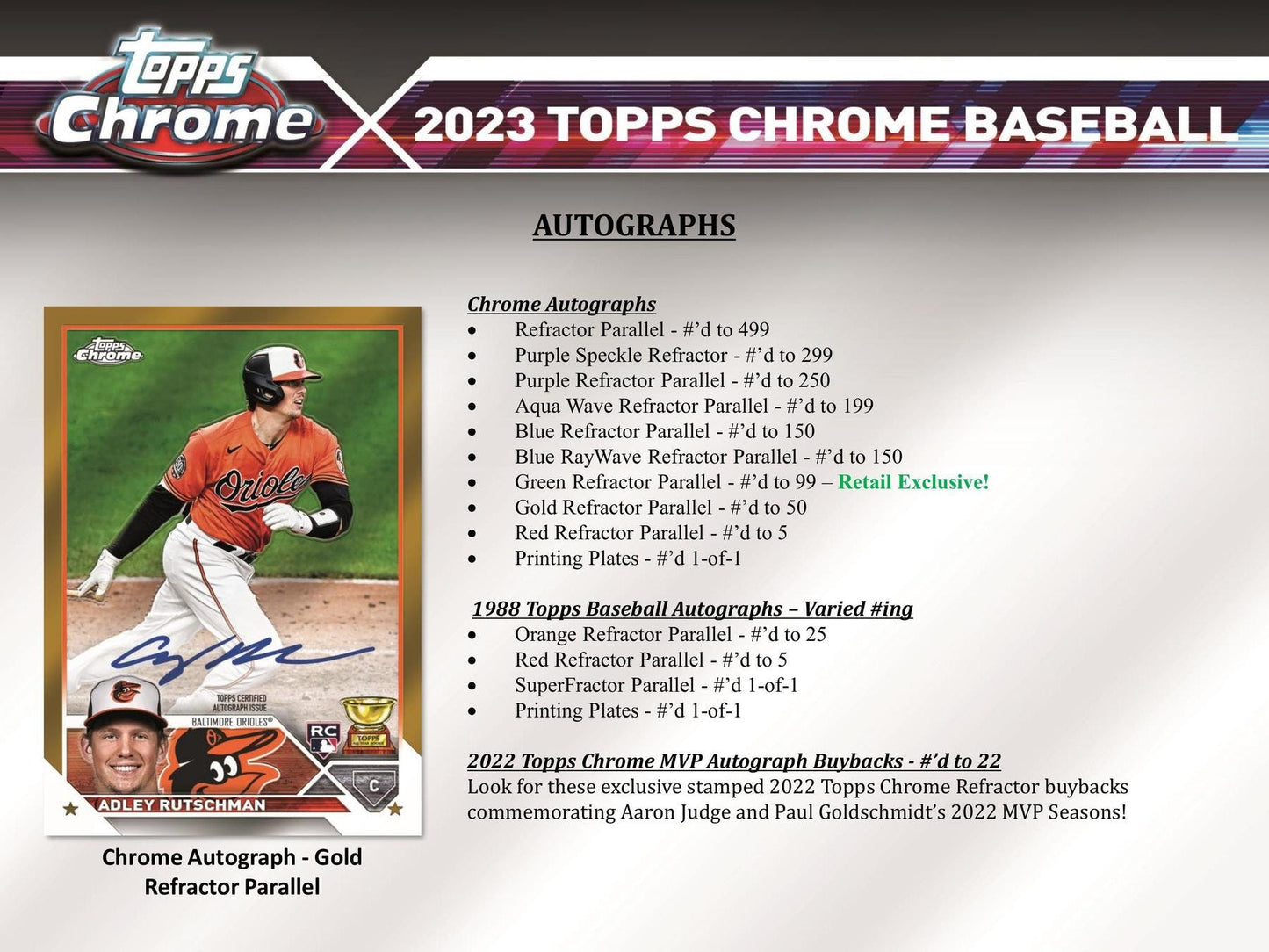 2023 Topps Chrome Baseball 8 - Pack Blaster Box - Columbia Hobby - Sports Card Boxes - Toploaders - Card Savers
