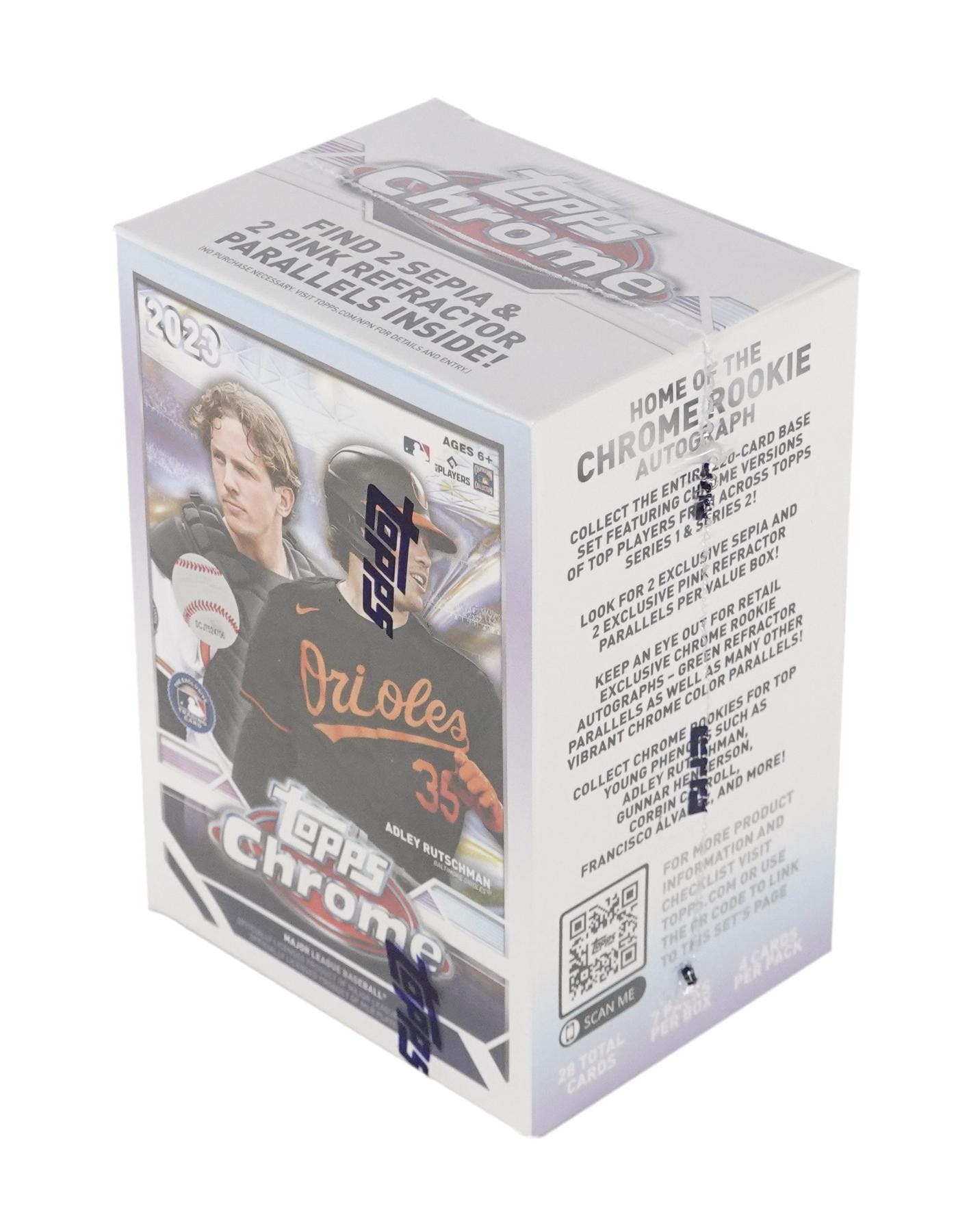 2023 Topps Chrome Baseball 8 - Pack Blaster Box - Columbia Hobby - Sports Card Boxes - Toploaders - Card Savers