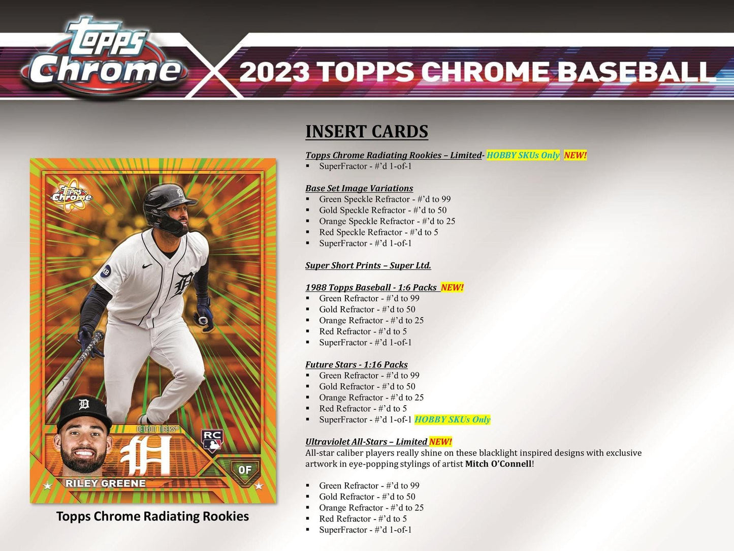 2023 Topps Chrome Baseball Hobby Box - Columbia Hobby - Sports Card Boxes - Toploaders - Card Savers