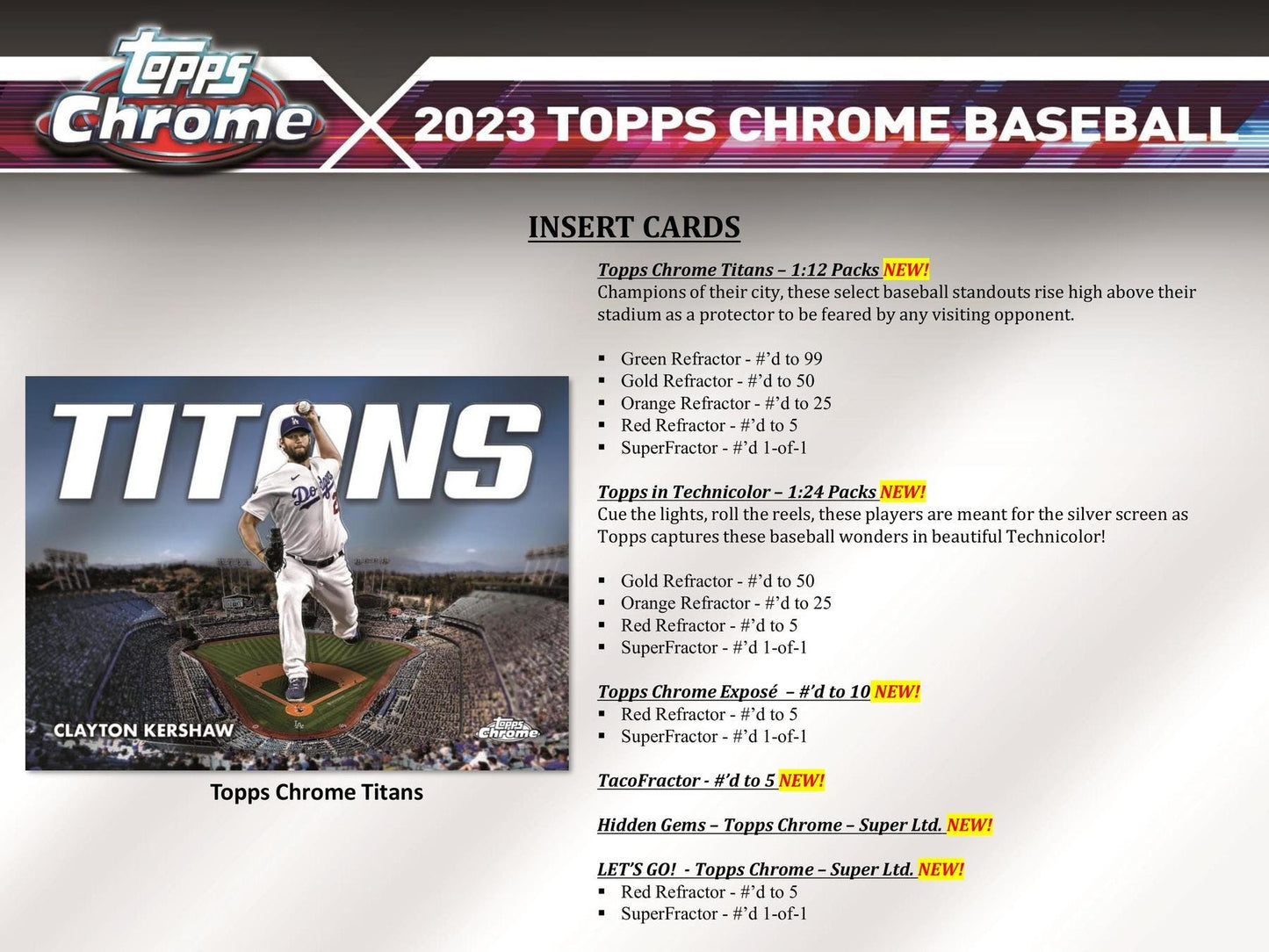 2023 Topps Chrome Baseball Hobby Box - Columbia Hobby - Sports Card Boxes - Toploaders - Card Savers