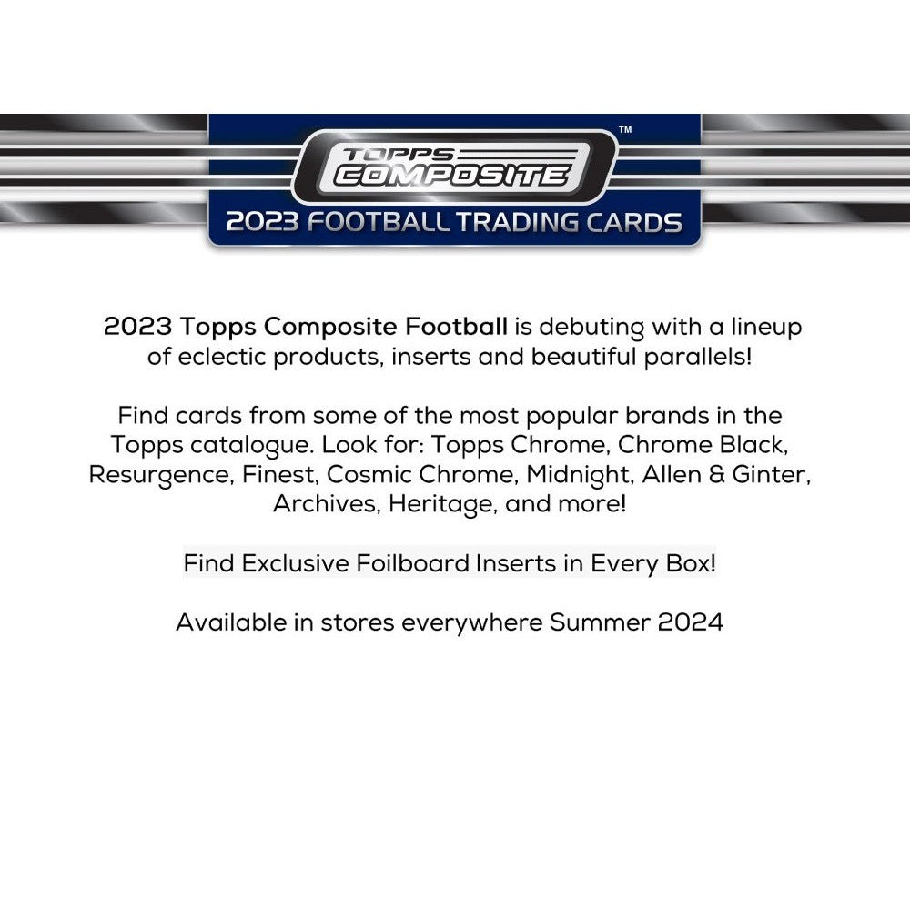 2023 Topps Composite Football Blaster - Columbia Hobby - Sports Card Boxes - Toploaders - Card Savers