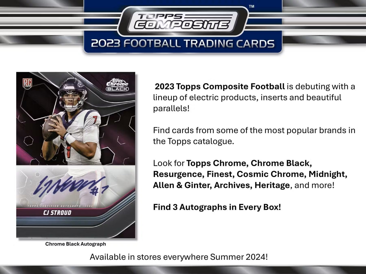 2023 Topps Composite Football Hobby Box - Columbia Hobby - Sports Card Boxes - Toploaders - Card Savers