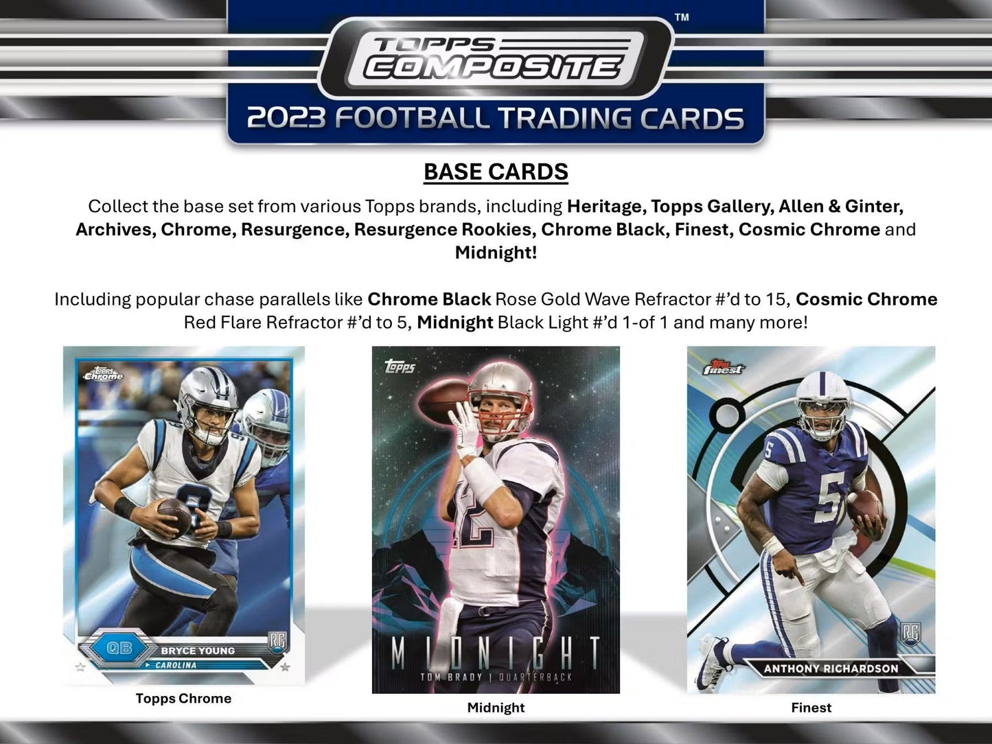 2023 Topps Composite Football Hobby Box - Columbia Hobby - Sports Card Boxes - Toploaders - Card Savers
