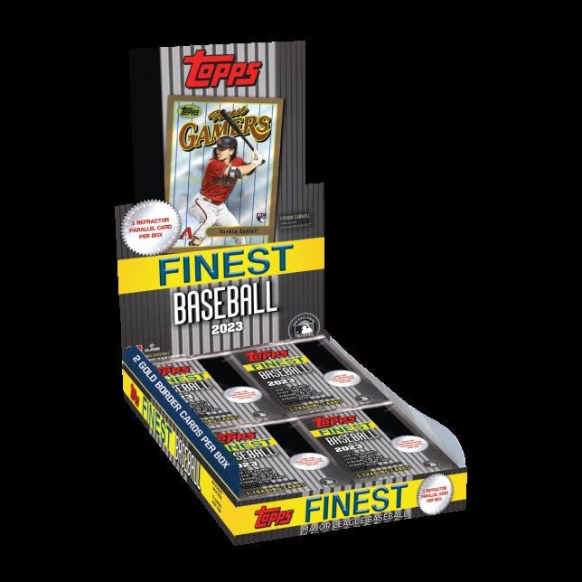 2023 Topps Finest Flashbacks Baseball Hobby Box - Columbia Hobby - Sports Card Boxes - Toploaders - Card Savers
