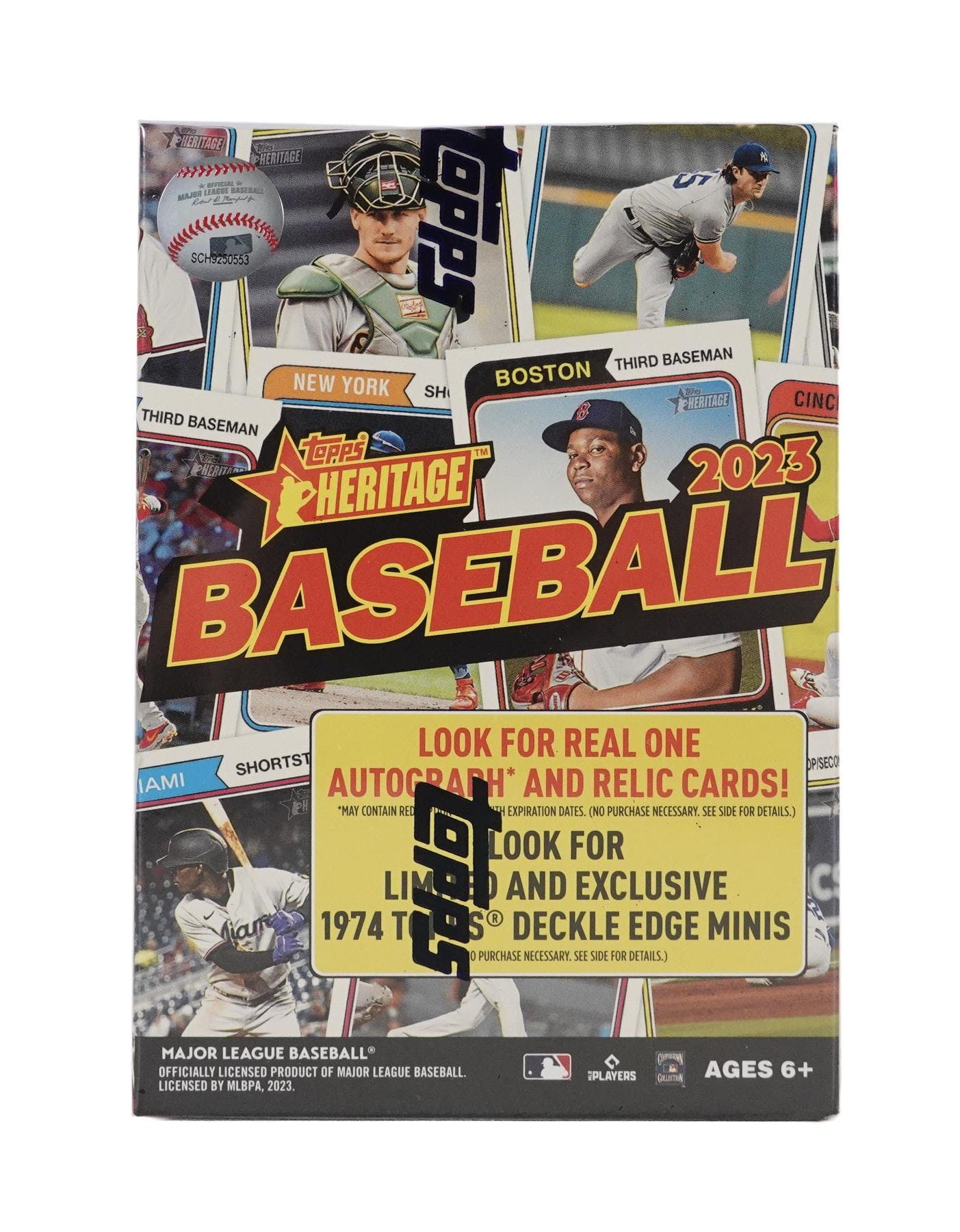 2023 Topps Heritage Baseball Blaster Box - Columbia Hobby - Sports Card Boxes - Toploaders - Card Savers