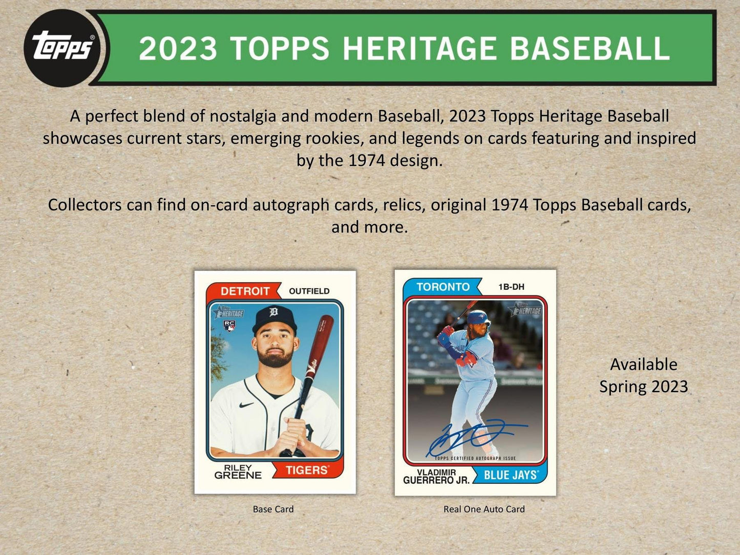 2023 Topps Heritage Baseball Blaster Box - Columbia Hobby - Sports Card Boxes - Toploaders - Card Savers