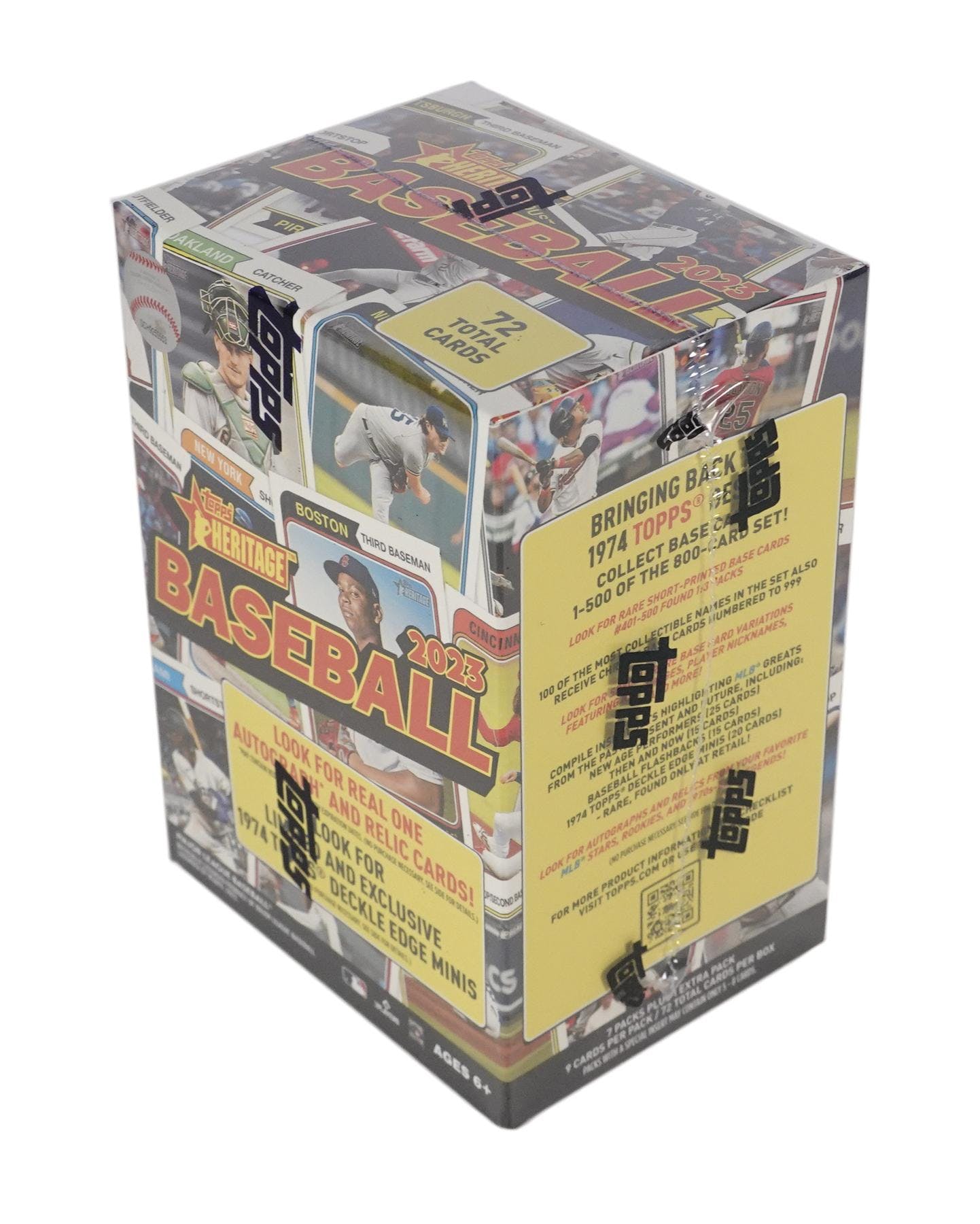 2023 Topps Heritage Baseball Blaster Box - Columbia Hobby - Sports Card Boxes - Toploaders - Card Savers