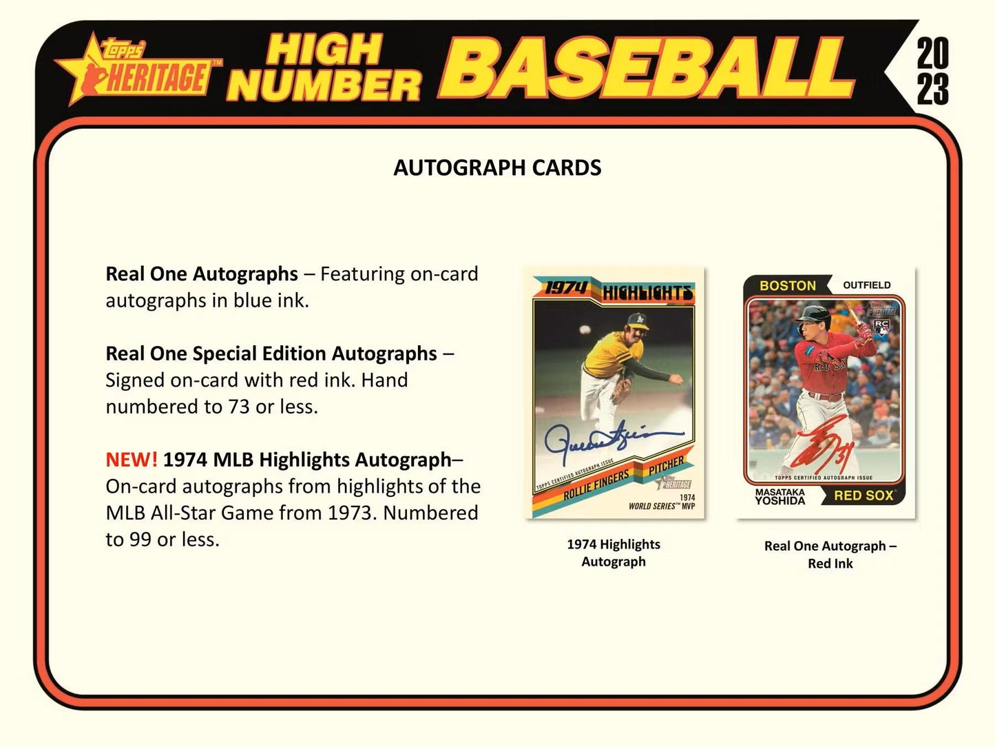 2023 Topps Heritage High Number Baseball Hobby Box - Columbia Hobby - Sports Card Boxes - Toploaders - Card Savers