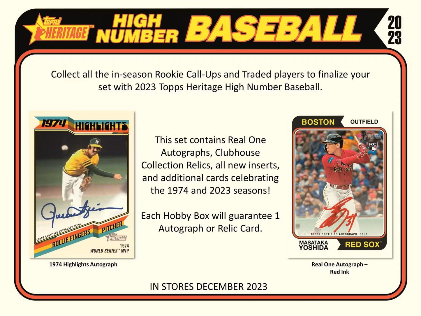 2023 Topps Heritage High Number Baseball Hobby Box - Columbia Hobby - Sports Card Boxes - Toploaders - Card Savers
