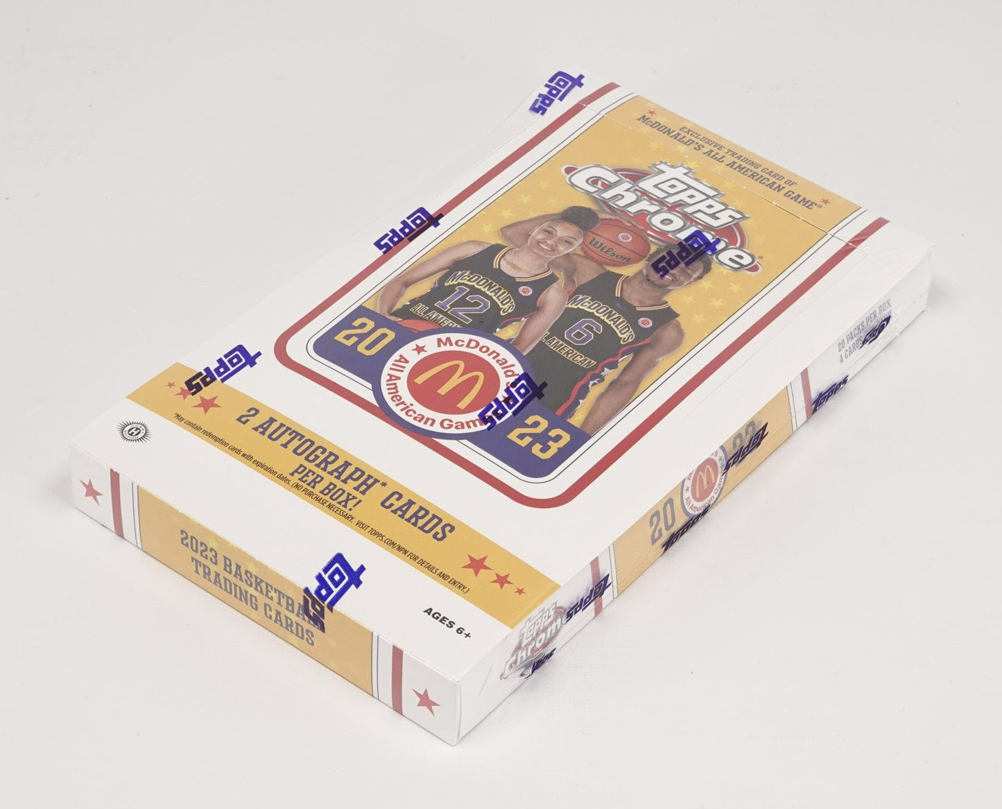 2023 Topps McDonald's All American Chrome Basketball Hobby Box - Columbia Hobby - Sports Card Boxes - Toploaders - Card Savers