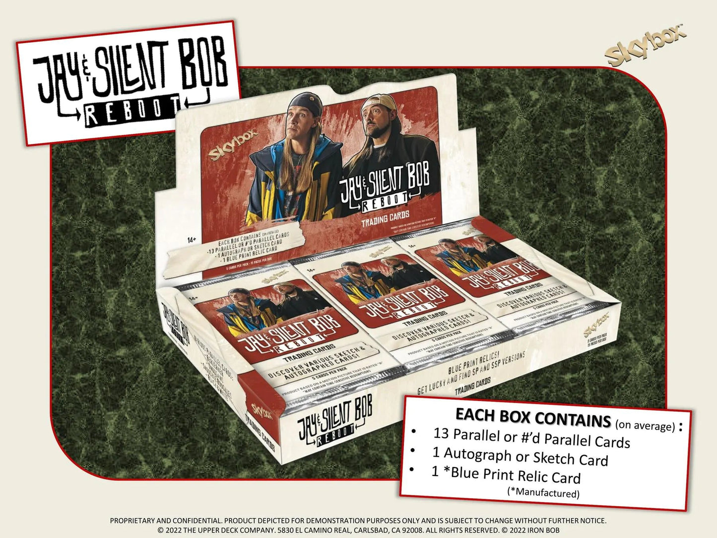2023 Upper Deck Jay & Silent Bob Reboot Hobby Box - Columbia Hobby - Sports Card Boxes - Toploaders - Card Savers